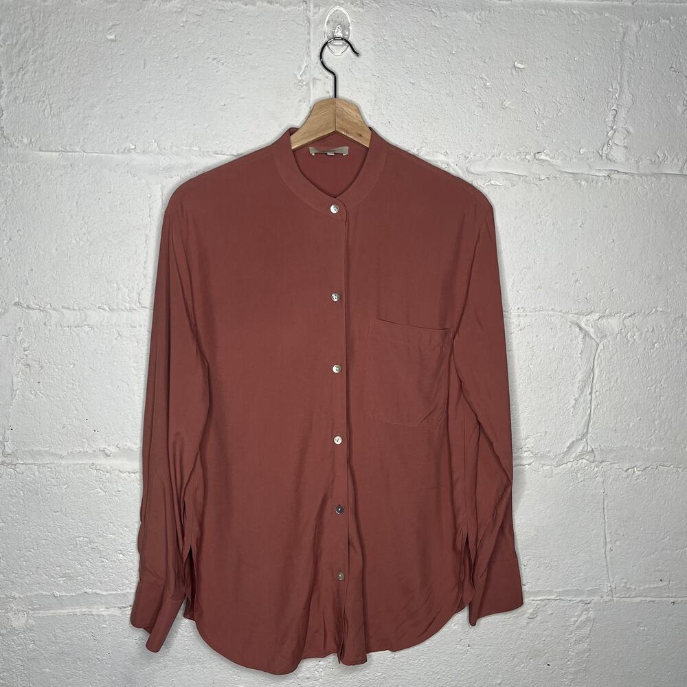 Vince Rust Blouse - Picture 2 of 8